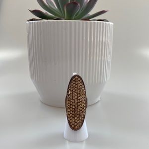 Beautiful Yellow stone statement ring